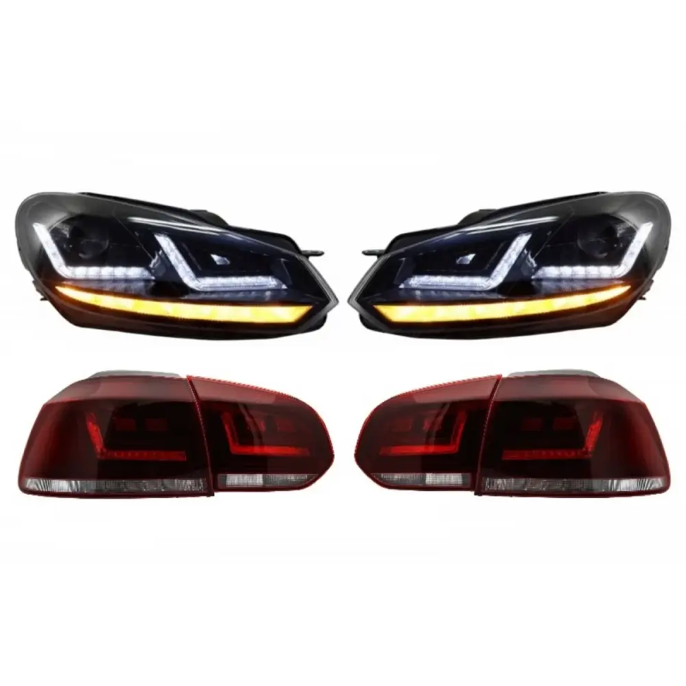 Fari Posteriori LED con Frecce Sequenziali per Volkswagen Golf 6 2008-2012