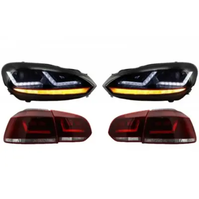 Fari Posteriori LED con Indicatori Dinamici per Volkswagen Golf 6 2008-2012