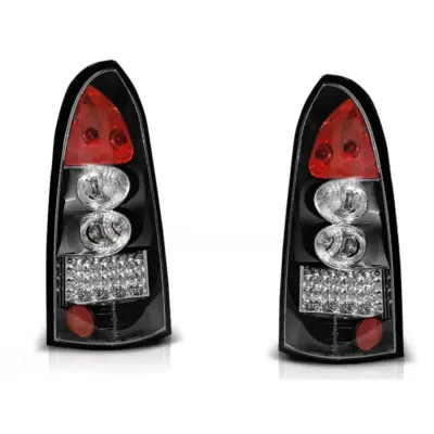 Fari Posteriori LED Neri per Opel Astra G Sw 09.97-02.04