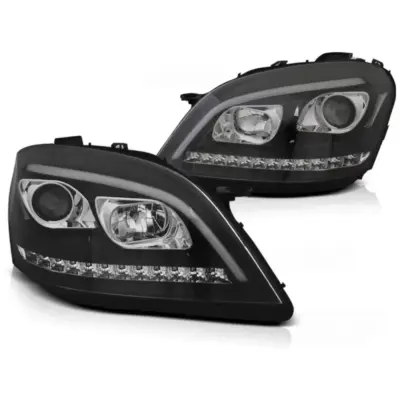 Fari Tubi Luce Neri Sequenziali per Mercedes ml W164 05-07