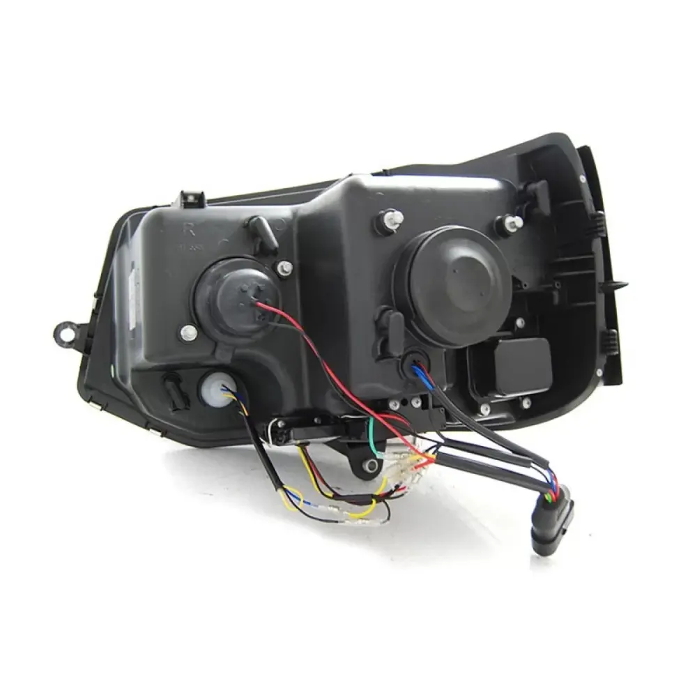 Fari Tuning Anteriore Destro e Sinistro con Base Cromata per VW Transporter T5