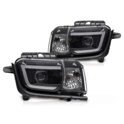 Fari Tuning Anteriori Dx e Sx Base Nera per Chevrolet Camaro 2009-2013