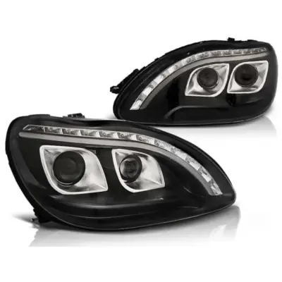 Fari Tuning Anteriori Sinistro e Destro per Mercedes Classe S W220 1998-2005