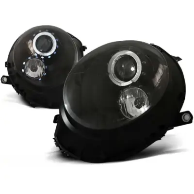 Fari Tuning con Anelli Angel Eyes Anteriori Dx e Sx per Mini Cooper R55 R56 R57