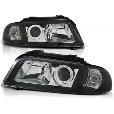Fari Tuning con Lenti Anteriore Sinistro e Destro per Audi A4 B5 1999-2000