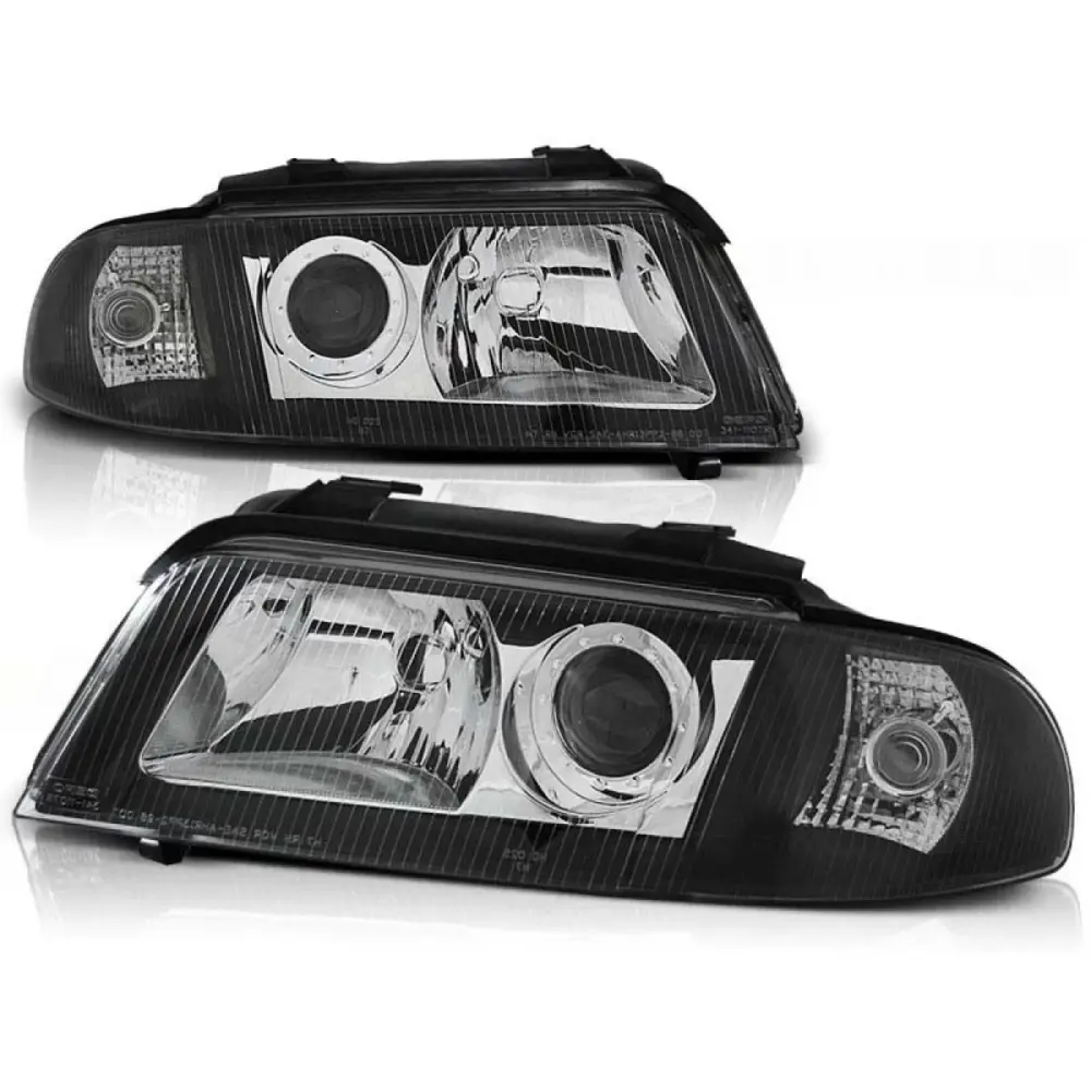 Fari Tuning con Lenti Anteriore Sinistro e Destro per Audi A4 B5 1999-2000