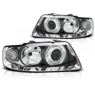 Fari Tuning con Lenti Anteriori Sinistro e Destro per Audi A3 09.2000-05.2003
