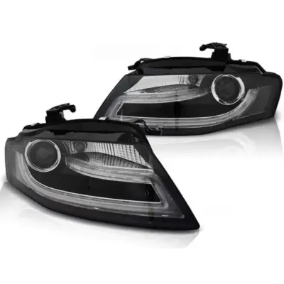 Fari Tuning con Luci Diurne Audi A4 B8 2008-2011 Berlina/station Wagon Dx e Sx