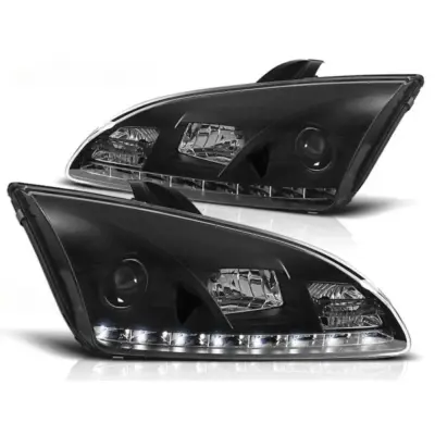 Fari Tuning con Luci LED Anteriore Sinistro e Destro per Ford Focus MK2