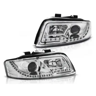 Fari Tuning con Luci LED Anteriori Sinistro e Destro per Audi A4 B6