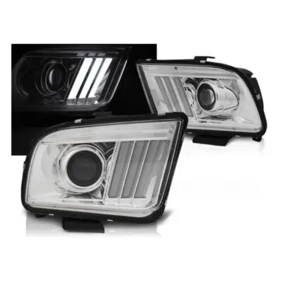 Fari Tuning con Tubo Luminoso per Ford Mustang 04-09