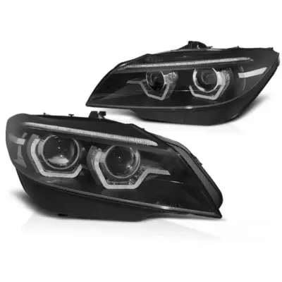 Fari Xenon LED con DRL Neri Anteriori BMW Z4 E89 09-13