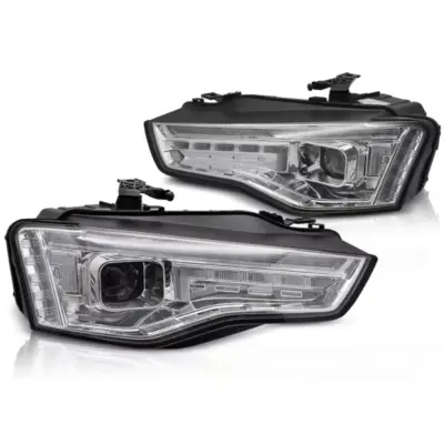 Fari Xenon LED Cromati Sequenziali per Audi A5 11-16