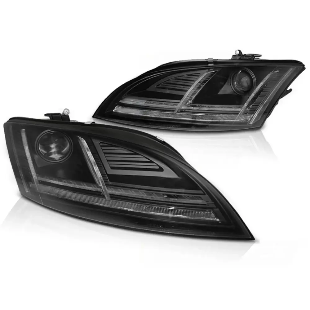 Fari Xenon LED DRL Neri con Afs Anteriore Audi Tt 8J 2010-2014