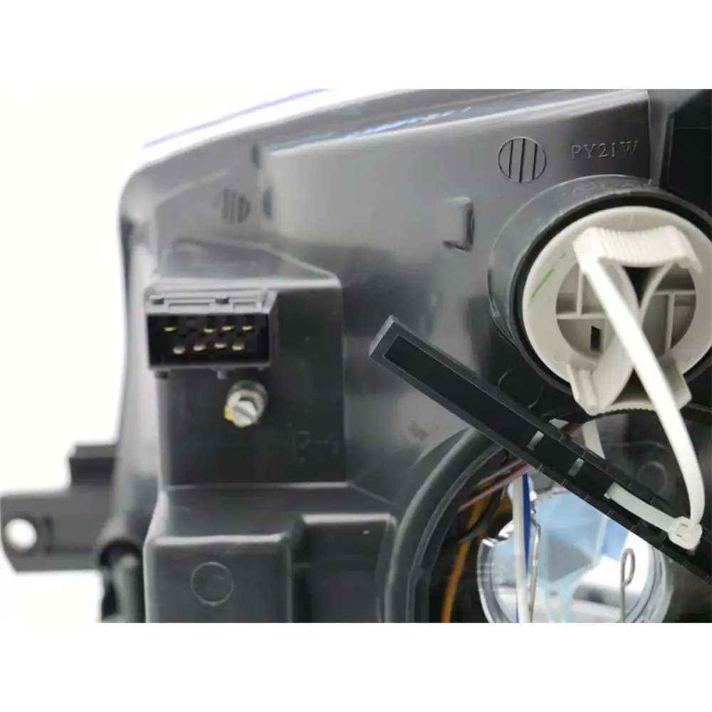 Faro Anteriore Sinistro con Base Cromata per Peugeot Partner 2002-2010