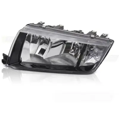 Faro Anteriore Sinistro Nero per Skoda Fabia 99-07