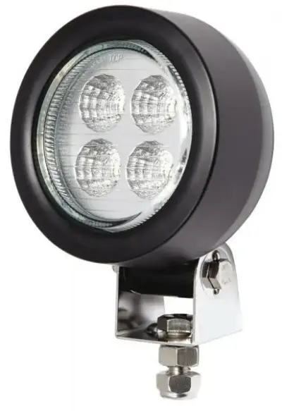 Faro lavoro rotondo LED luce potente resistente 12-48V veicoli mezzi offroad