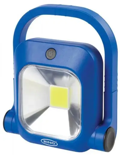 Faro LED COB 8W ricaricabile portatile luce da lavoro lampada torcia
