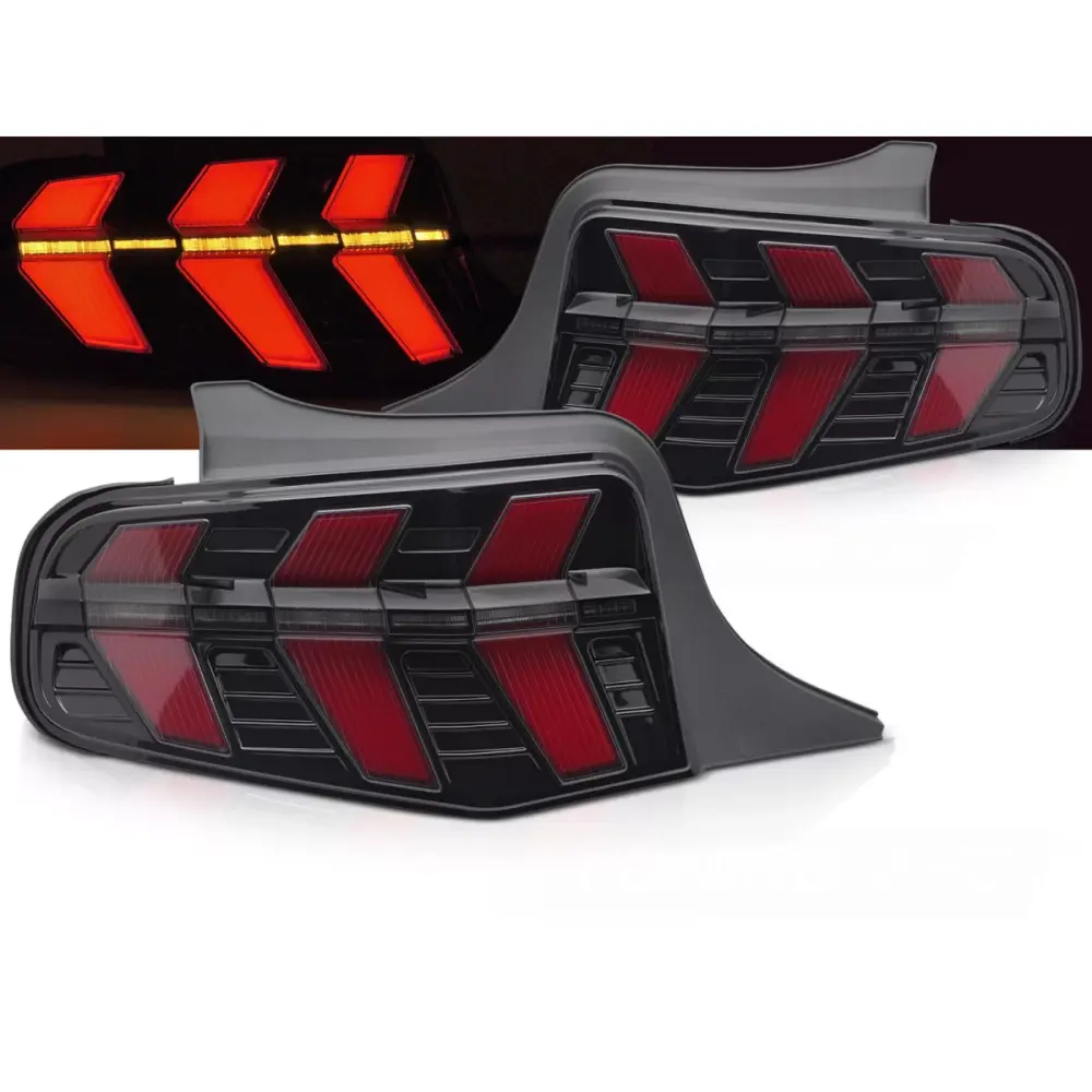 Faro Posteriore LED Nero per Ford Mustang 2010-2013