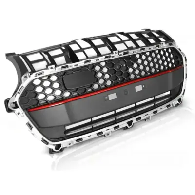 Fascetta Cromata Rossa per Suzuki Swift Vi 2017-2020