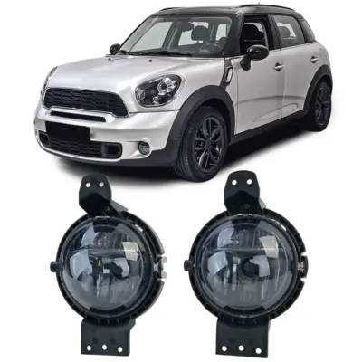 Fendinebbia con Luci Diurne Nere Fumé per Mini R60 R61 2010-2016