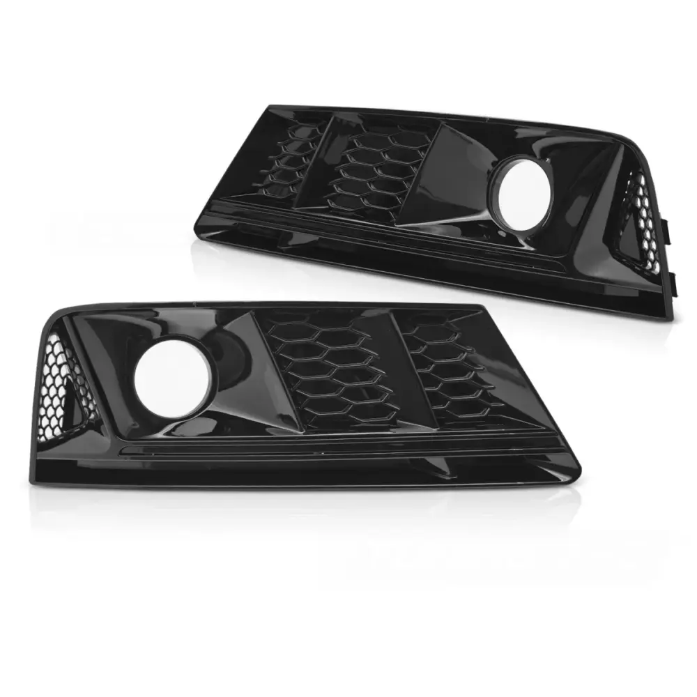 Fendinebbia Copertura Lucida Nera per Audi A4 B9 15-19