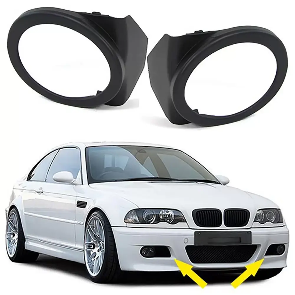 Fendinebbia Copri Cornice Coppia per BMW Serie 3 E46 98-07