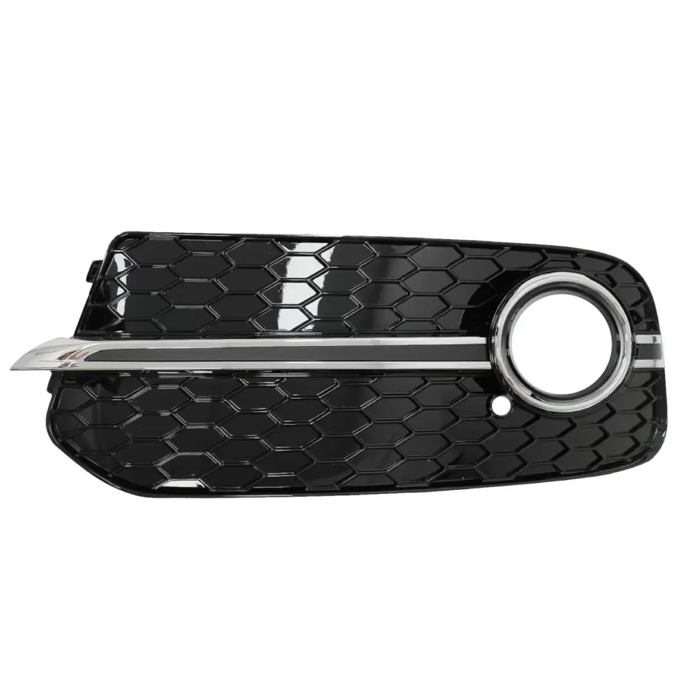 Fendinebbia Copri Griglie Laterali RS Design Nero e Cromato per Audi Q5 8R