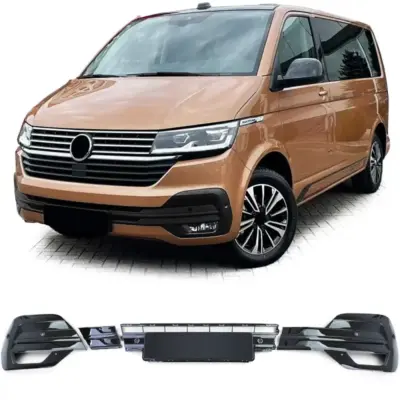 Fendinebbia Cornici Nero Lucido per Volkswagen T6.1 Bus Transporter dal 2019