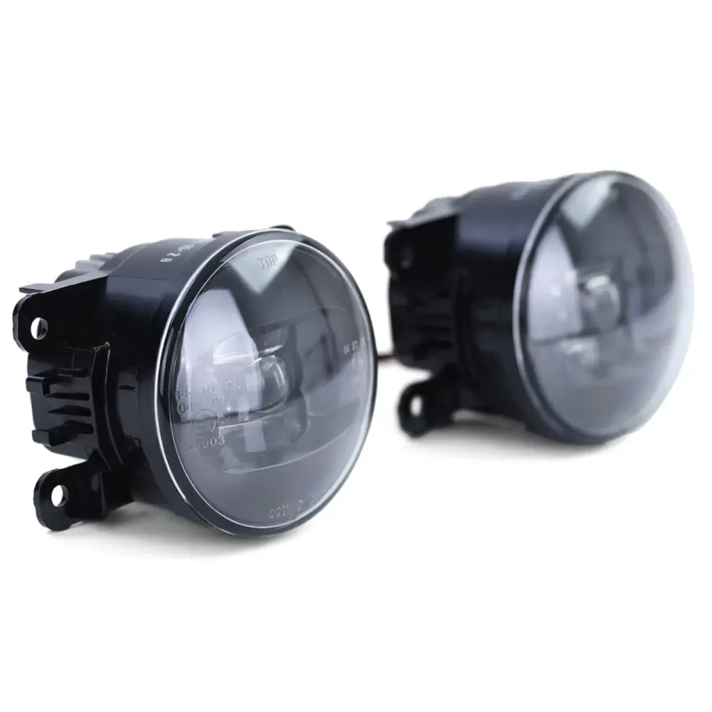 Fendinebbia LED Neri Anteriore per Porsche Cayenne 10-14 Macan 14-18