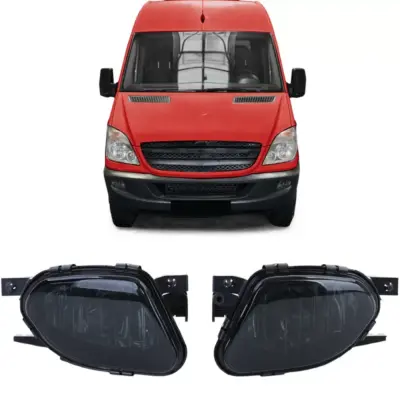Fendinebbia Nero Fumè Anteriore per Mercedes e W211 02-06 Sprinter 906 06-13