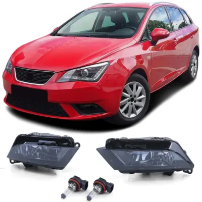 Fendinebbia Nero Fumé per Seat Ibiza 6J 6P Leon 5F Toledo 2012-2020