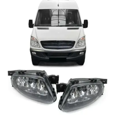 Fendinebbia Vetro Trasparente Anteriore Mercedes e W211 02-06 Sprinter 906 06-13