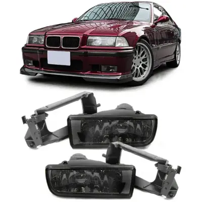 Fendinebbia Vetro Trasparente Fumo Nero Anteriore BMW E36 91-99 M3