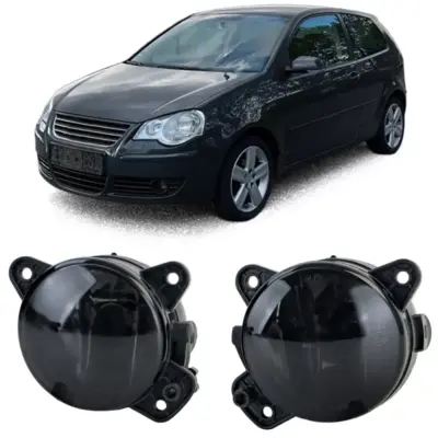 Fendinebbia Vetro Trasparente Fumo Nero per Volkswagen T5 Crafter Polo 9N3