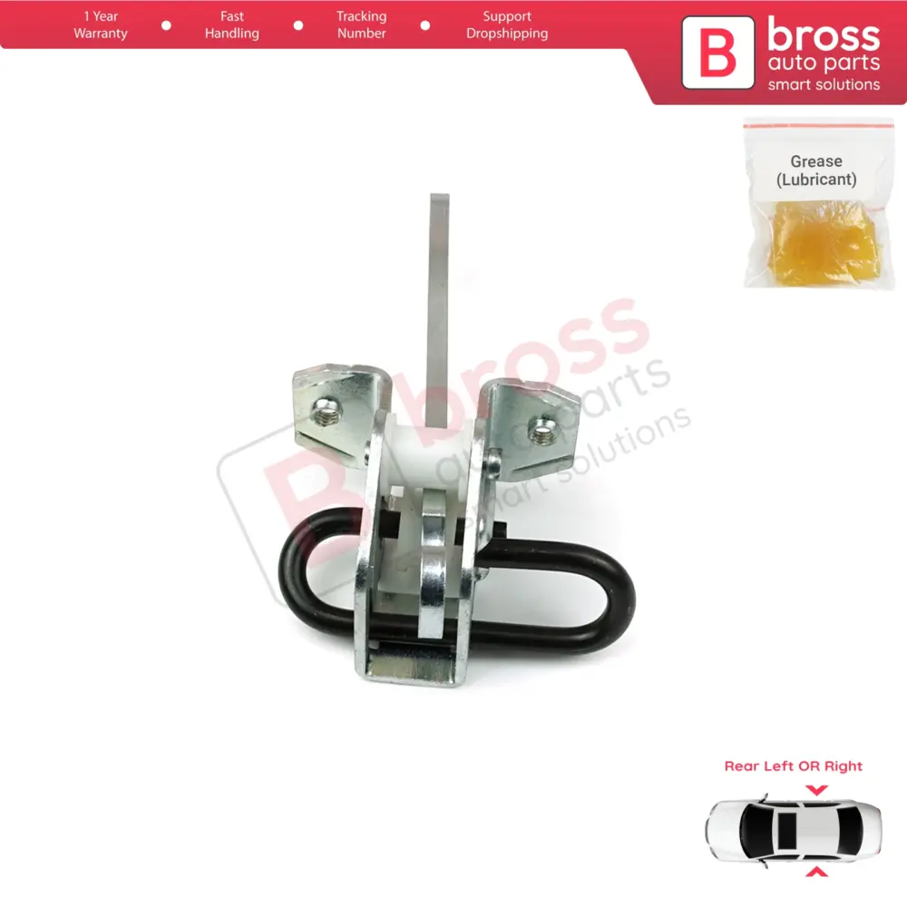 Fermacollo Cerniera Porta Posteriore per BMW 5 E34 e 7 E32 51228168090