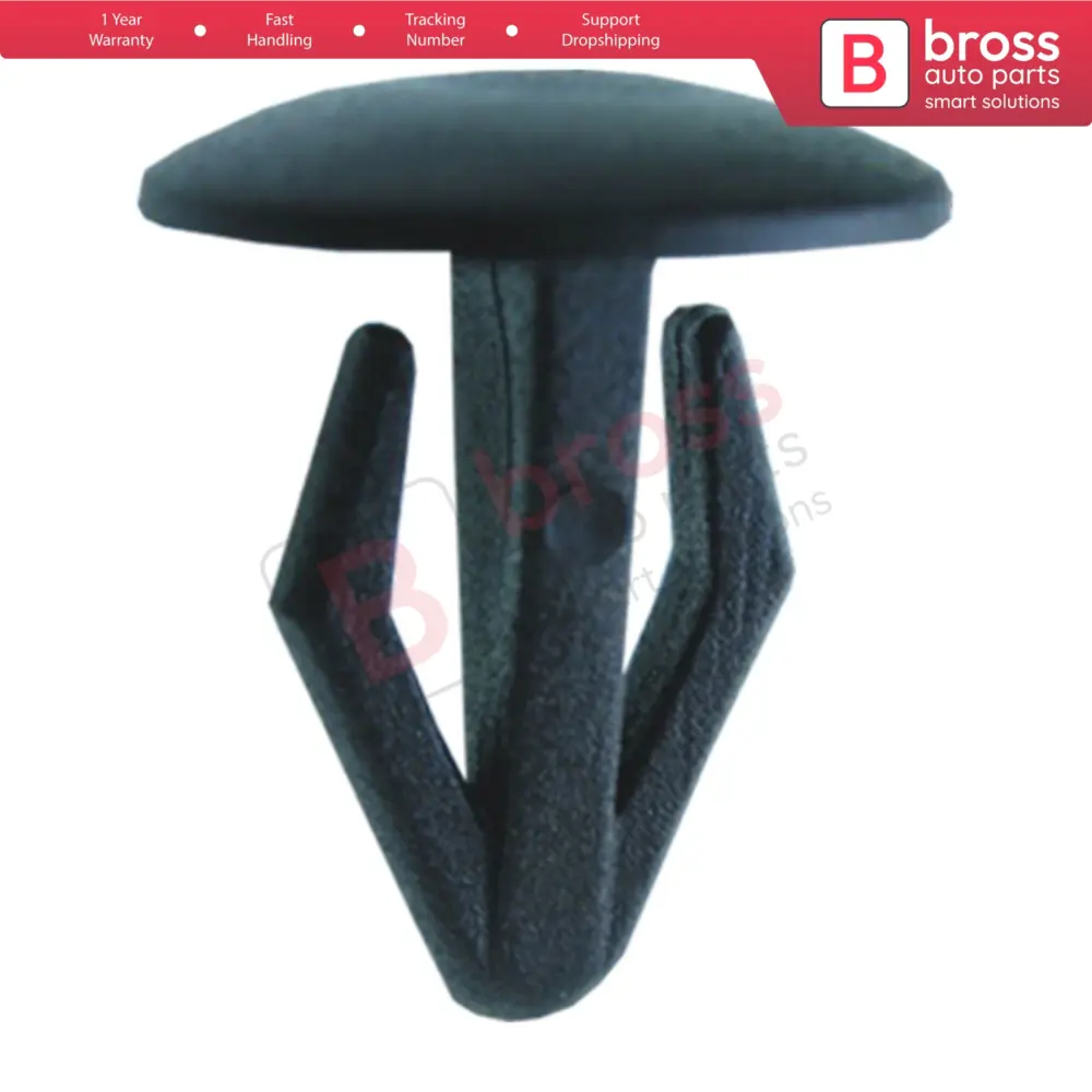 Fermagli Rivestimento Bagagliaio Nero 10 Pezzi per Audi VW