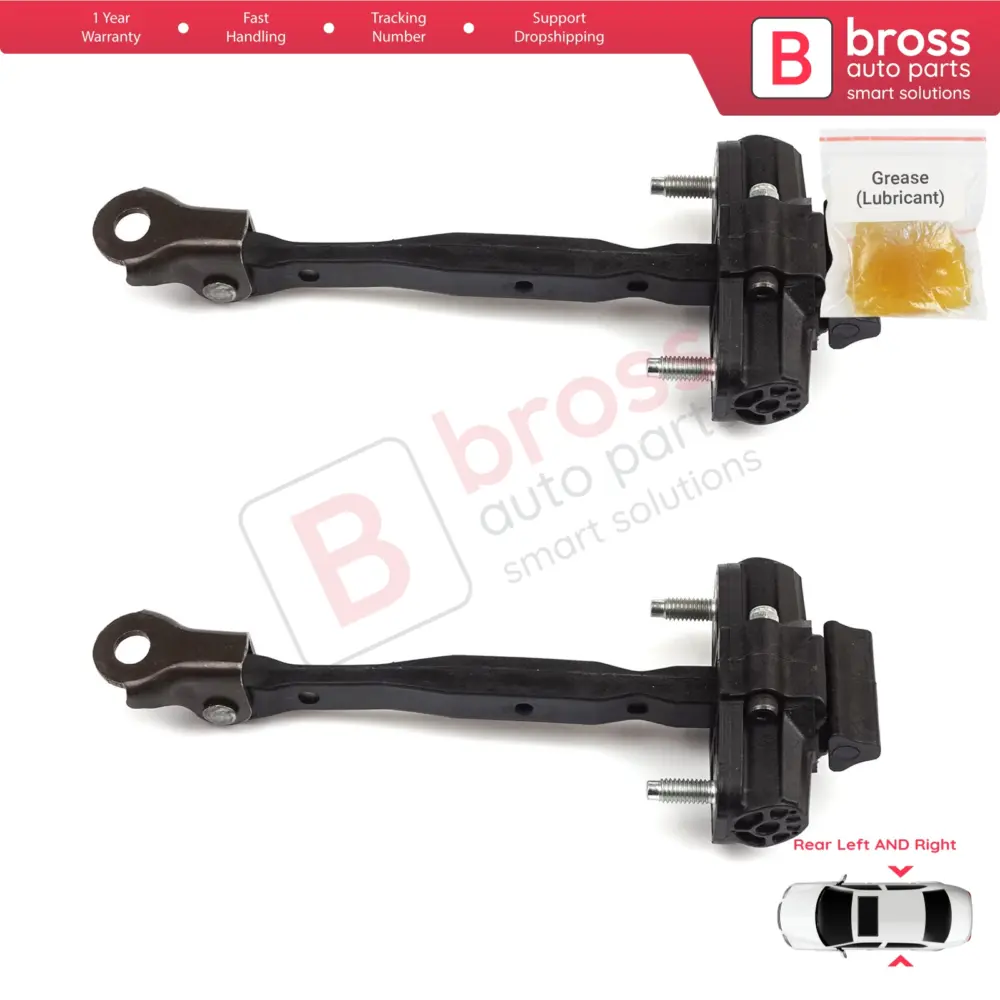 Fermo Cerniera Porta Posteriore 2 Pezzi per Opel Astra K B16 Crossland X