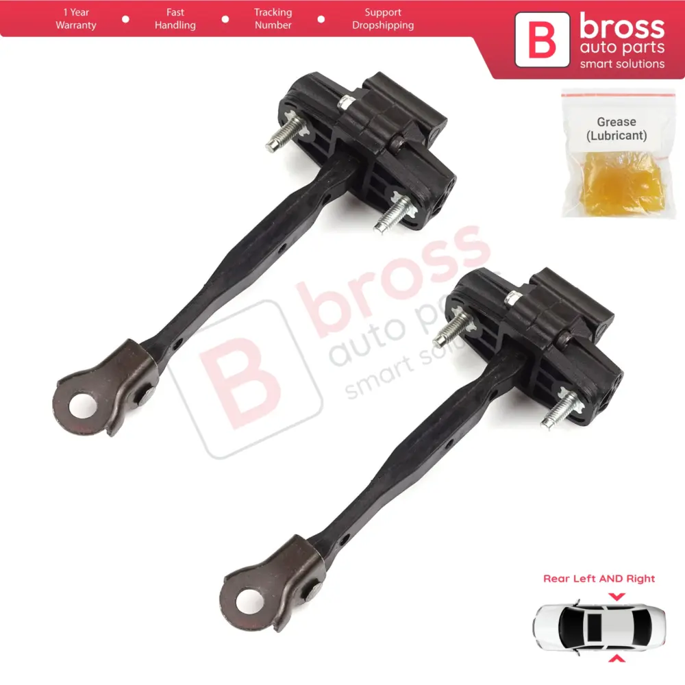 Fermo Cerniera Porta Posteriore 2 Pezzi per Opel Astra K B16 Crossland X