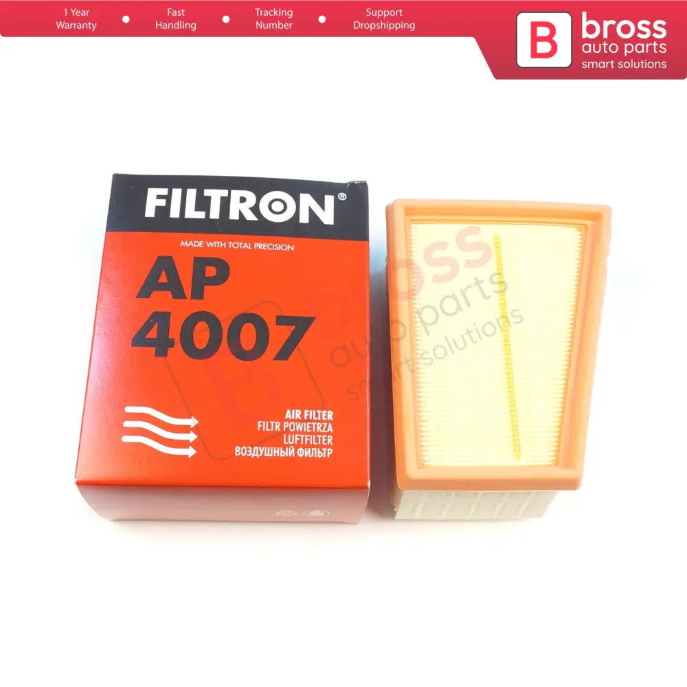 Filtro Aria Inserti Ap 4007 per Dacia Duster MK1 Logan MK1 Sandero MK1 K4M