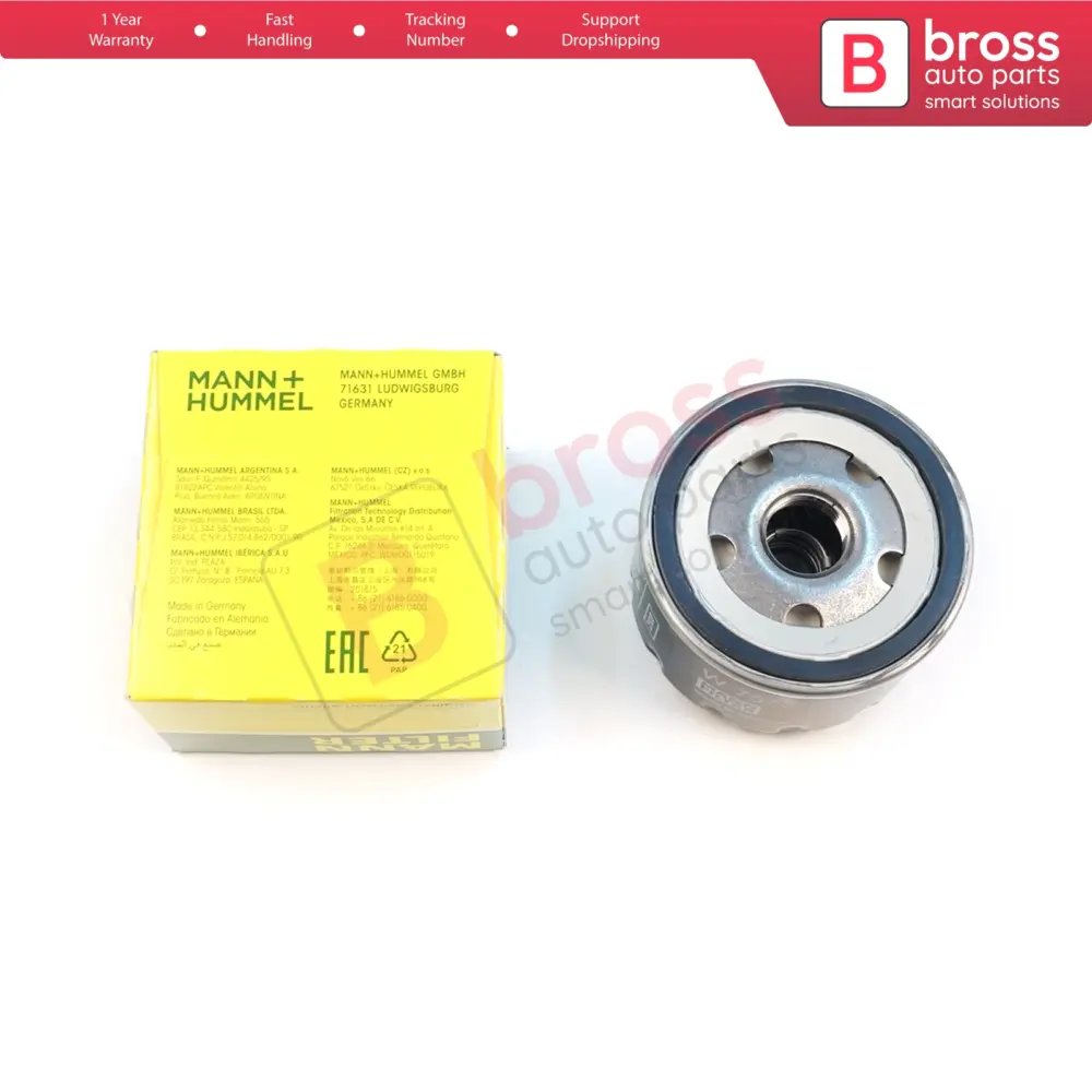Filtro Olio Mann W75/3 W 75/3 7700274177 per Lada Largus K7M K4M 2012-on
