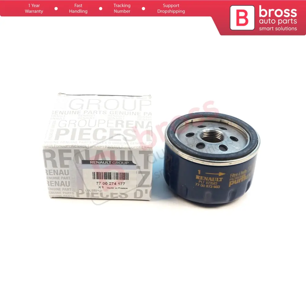 Filtro Olio Originale Renault 7700274177 per Lada Largus K7M K4M 2012-on