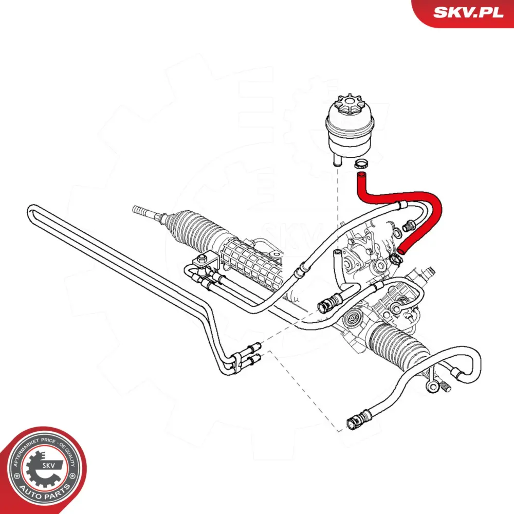 Flessibile idraulica, Sterzo per BMW Serie 3 (E46) 5 (E39) Z3 (E36) 1093130