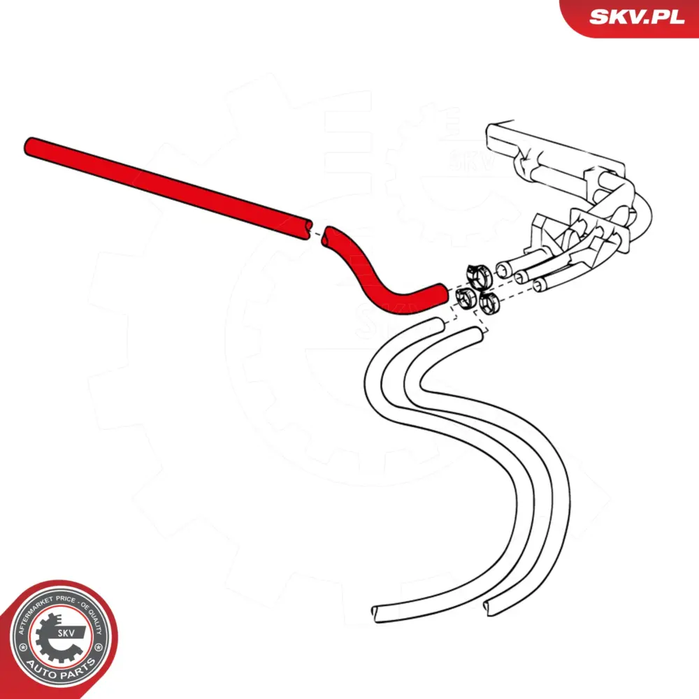 Flessibile radiatore per BMW Serie 5 (E34) 7 (E32) 11531711002