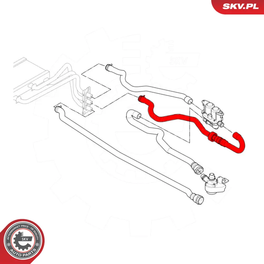Flessibile radiatore per BMW Serie 6 (E64 E63) 64216910758