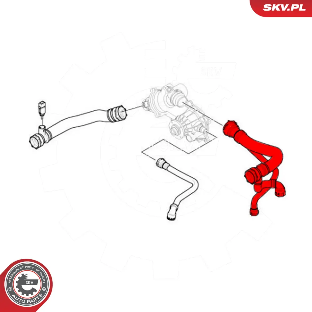 Flessibile radiatore per BMW Serie 7 (E65 E66 E67) 17127535742