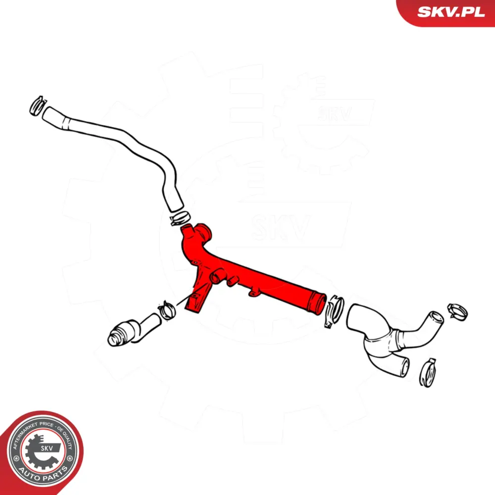 Flessibile radiatore per Opel Astra G Hatchback (T98) 09128718