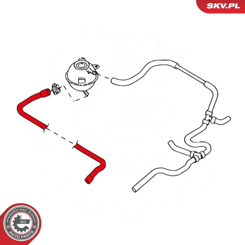 Flessibile radiatore per VW Bora I (1J2) Bora Variant (1J6) 1J0121109C