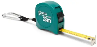Flessometro professionale 3 metri nastro in acciaio misura precisione manuale