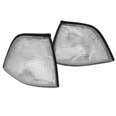 Frecce Anteriori Bianche 2 Pezzi per BMW 3 E36 Coupe Cabrio 90-99